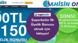 Superbetin Hoşgeldin Bonusu